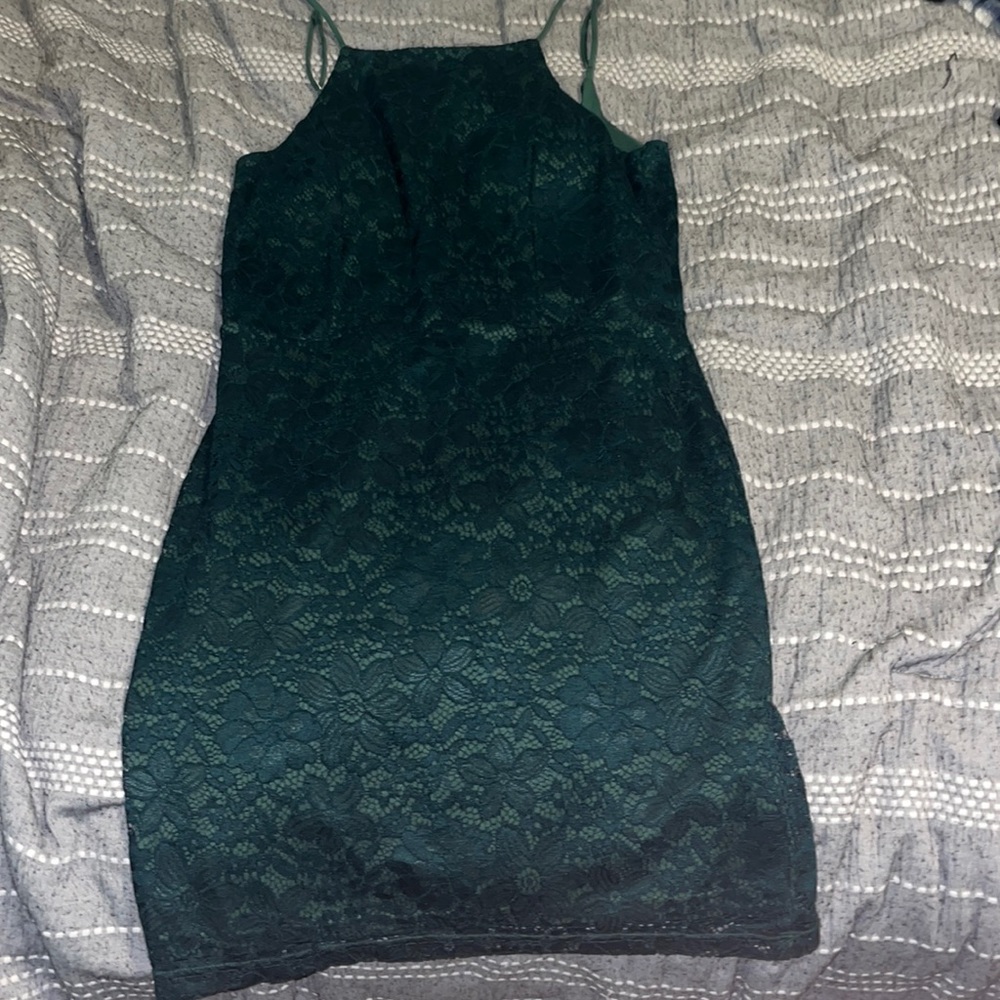 Emerald green, Windsor homecoming, bodycon dress